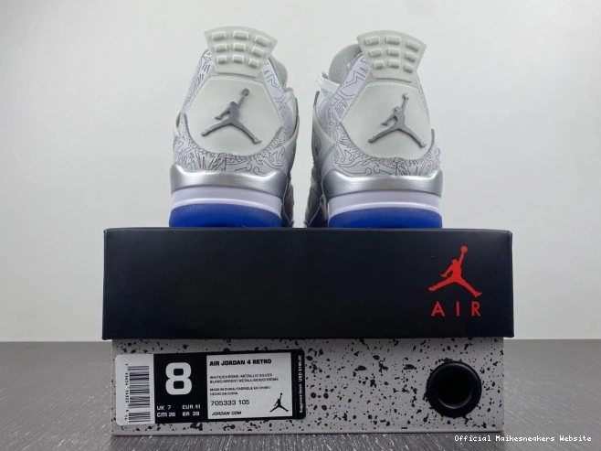 Official Maikesneakers Anniversary 4 705333-105 Laser Jordan 30th Retro 0630